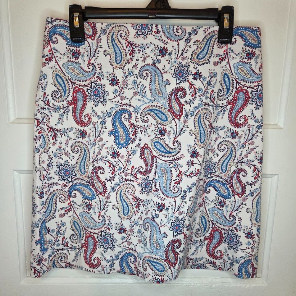 Ann Taylor Paisley Mini Skirt - Size 6